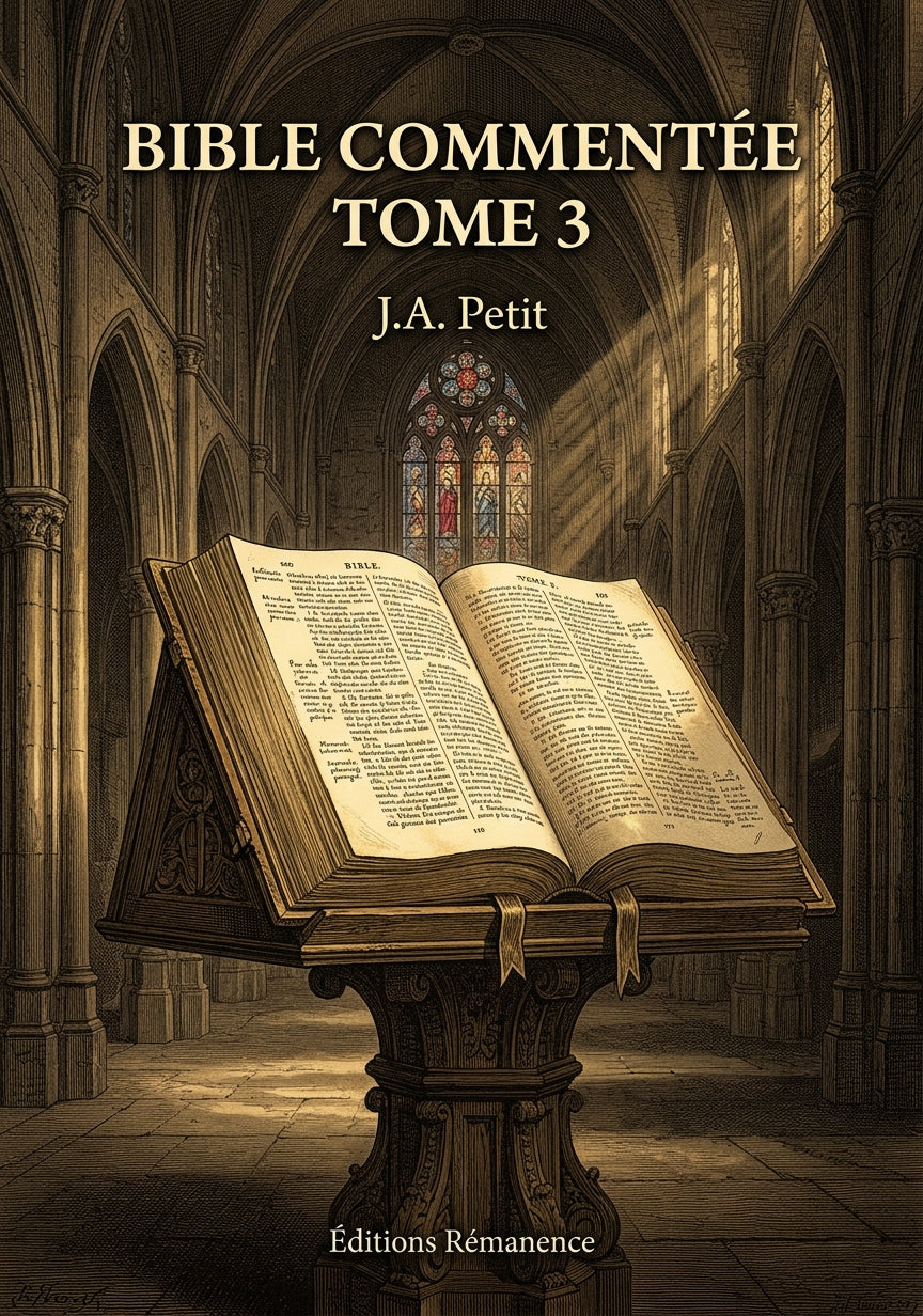 Bible commentée Tome 3 - J.A. Petit (Couverture)