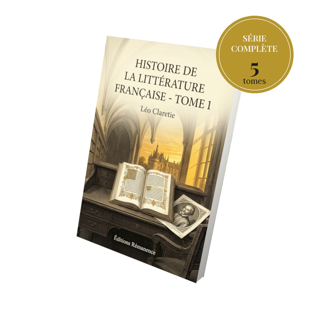 Histoire de la Littérature Française – série complète en 5 tomes