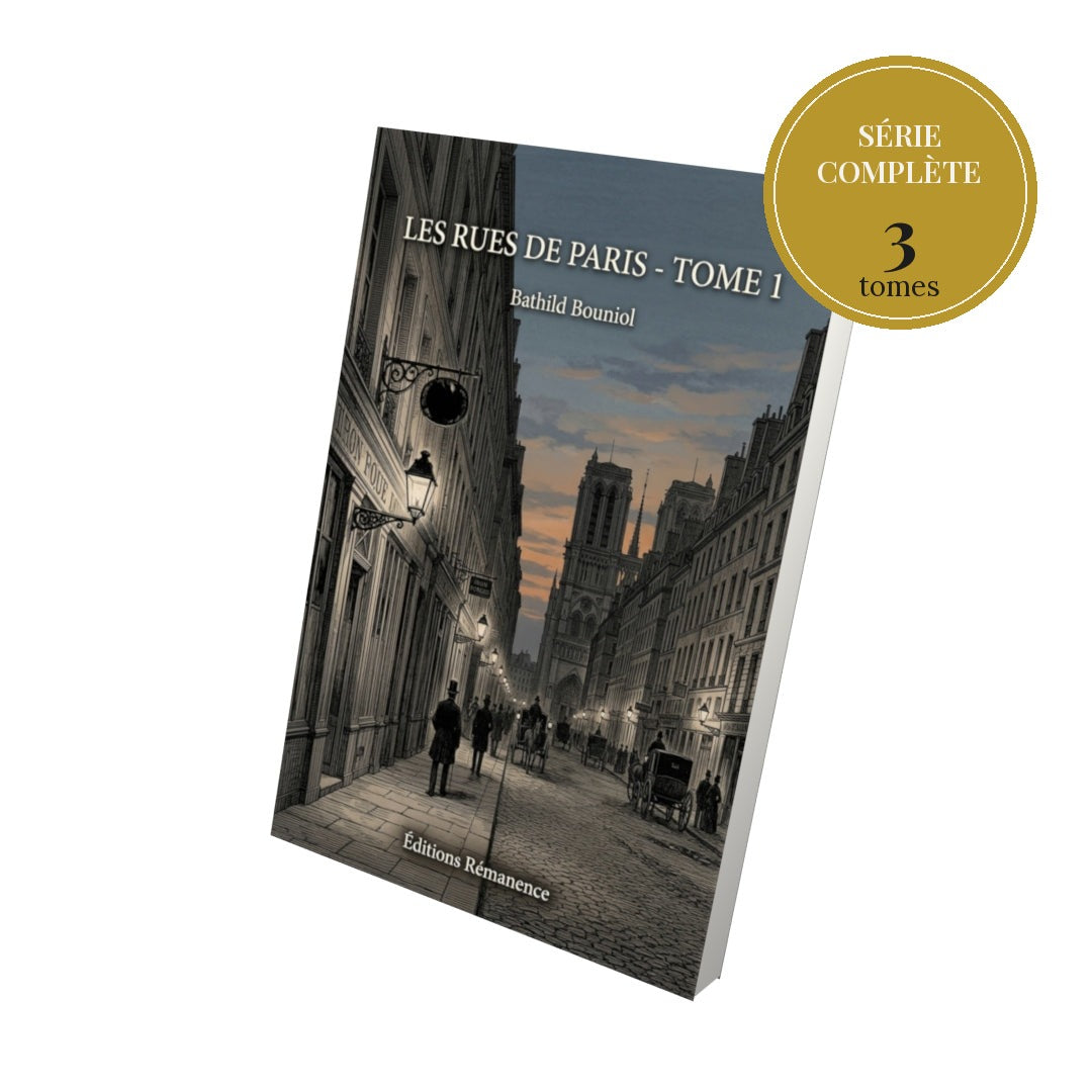 Les rues de Paris – série complète en 3 tomes