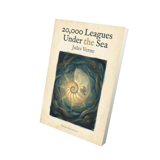 Livre 20,000 Leagues Under the Sea – Jules Verne - Vue 3D - Editions Remanence