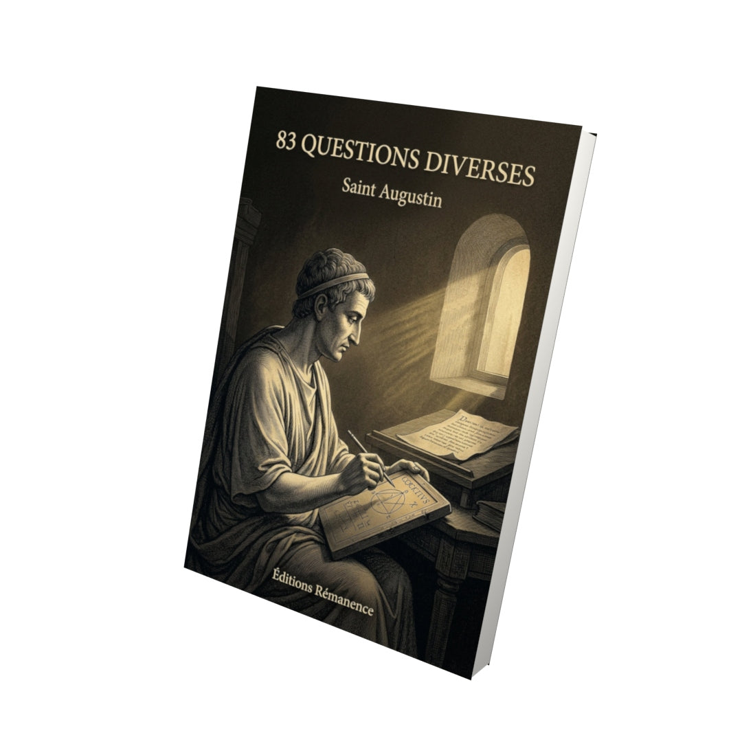 Livre 83 questions diverses - Saint Augustin - Vue 3D - Editions Remanence