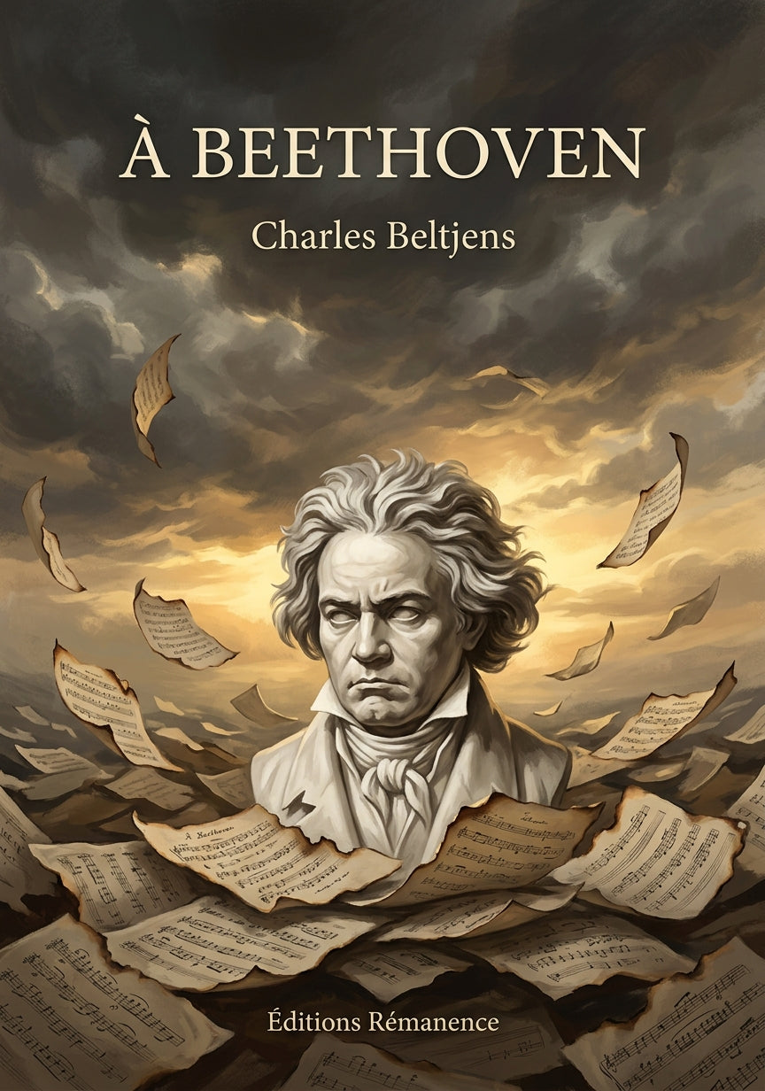 Livre À Beethoven par Charles Beltjens - Couverture - Editions Remanence