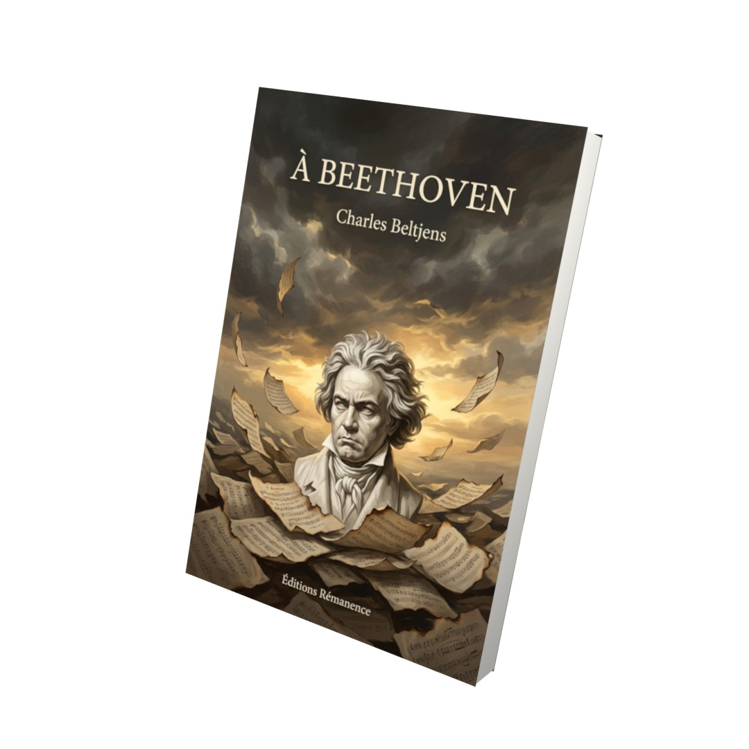 Livre À Beethoven par Charles Beltjens - Vue 3D - Editions Remanence