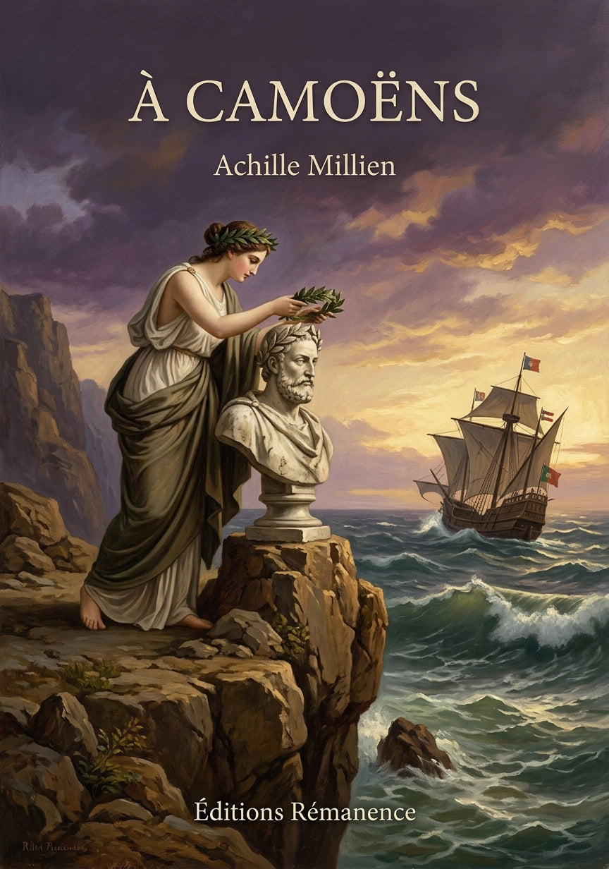 Livre À Camoëns par Achille Millien - Couverture - Editions Remanence