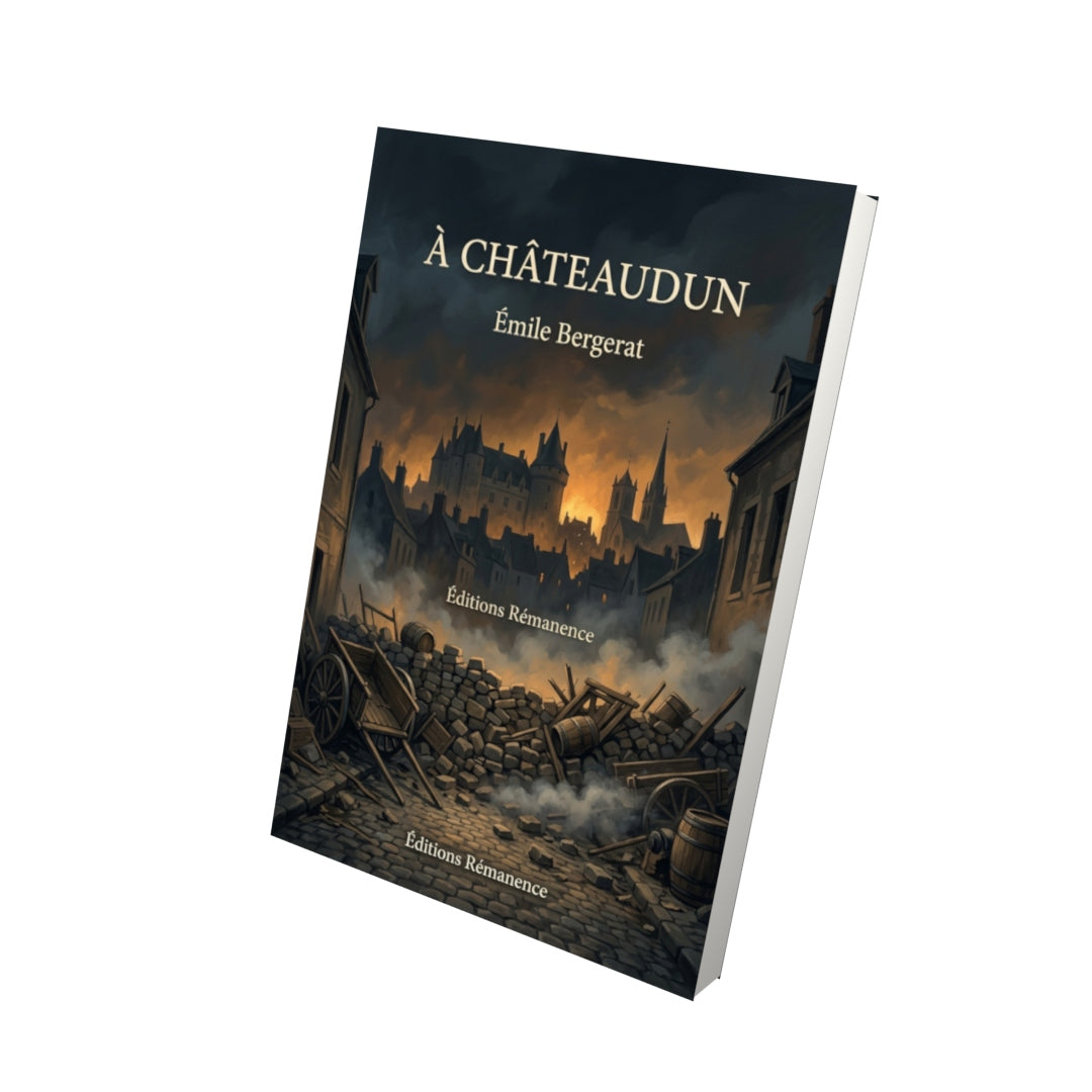 Livre À Châteaudun par Émile Bergerat - Vue 3D - Editions Remanence