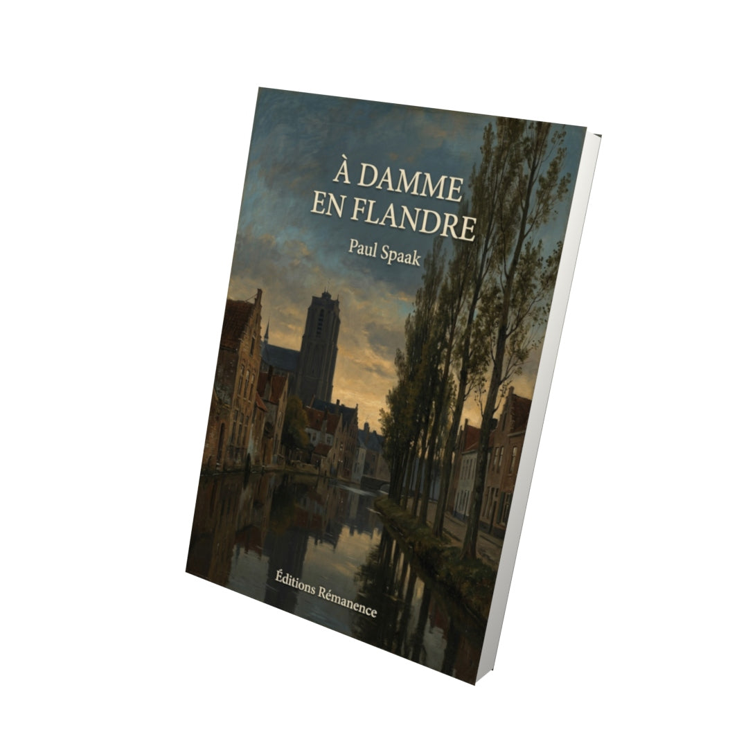 Livre À Damme en Flandre par Paul Spaak - Vue 3D - Editions Remanence