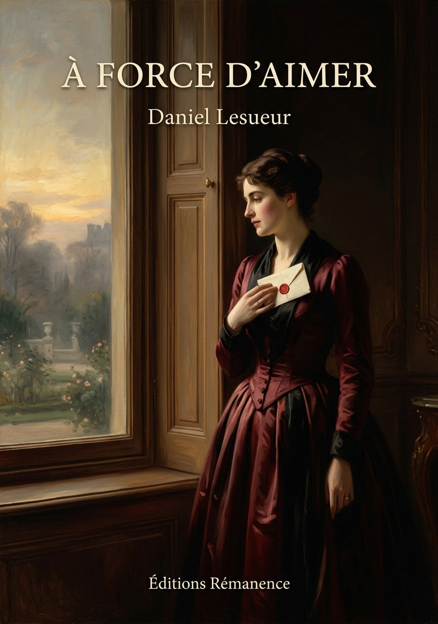 Livre À force d’aimer par Daniel Lesueur - Couverture - Editions Remanence