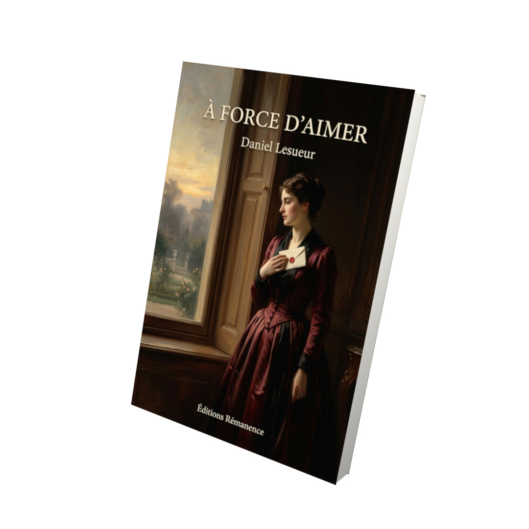 Livre À force d’aimer par Daniel Lesueur - Vue 3D - Editions Remanence