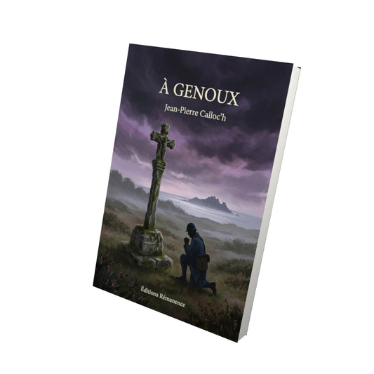 Livre À genoux par Jean-Pierre Calloc’h - Vue 3D - Editions Remanence