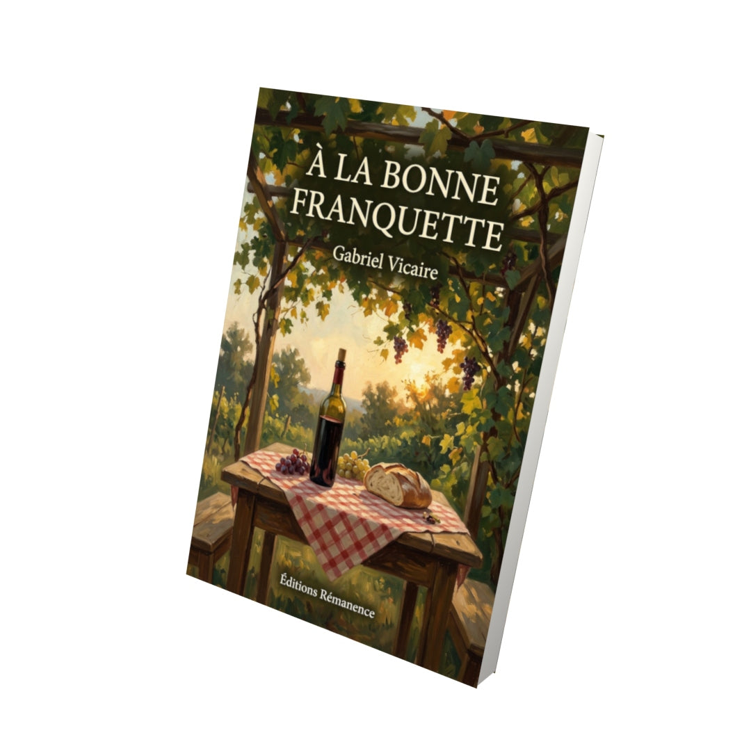 Livre À la bonne franquette par Gabriel Vicaire - Vue 3D - Editions Remanence