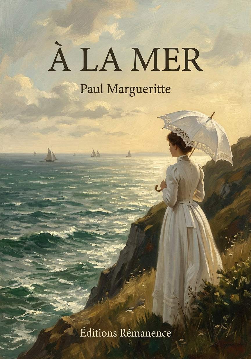 Livre À la mer par Paul Margueritte - Couverture - Editions Remanence