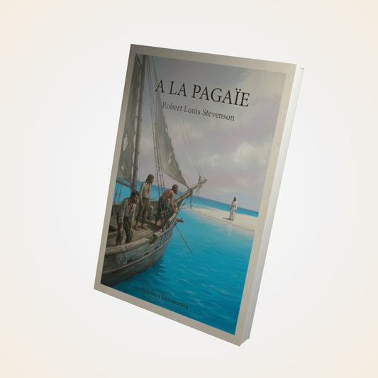 Livre A la pagaïe - Robert Louis Stevenson - Couverture 3D