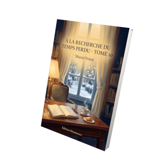Livre À la recherche du temps perdu - Tome 10 par Marcel Proust - Vue 3D - Editions Remanence