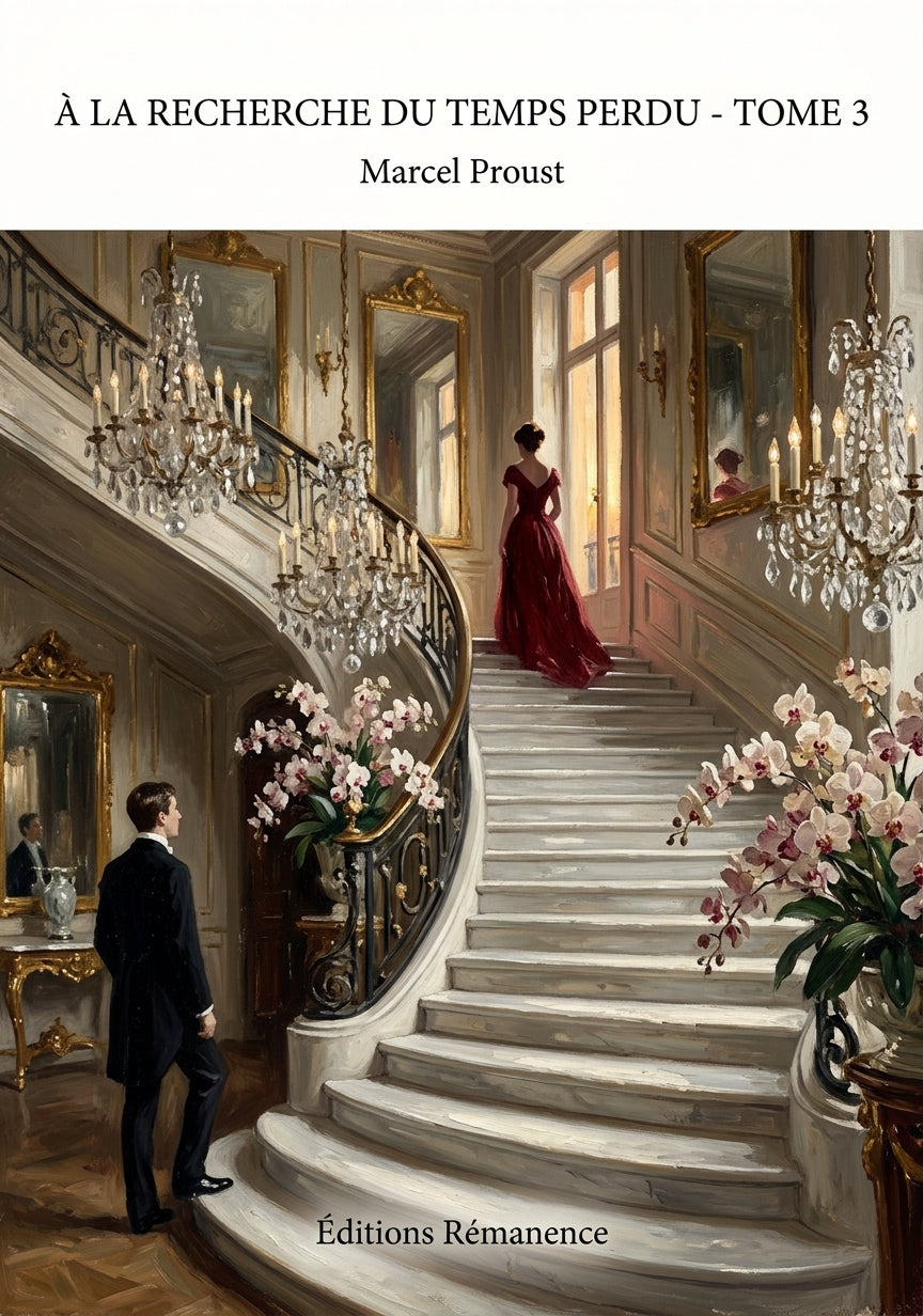 Livre À la recherche du temps perdu - Tome 3 par Marcel Proust - Couverture - Editions Remanence