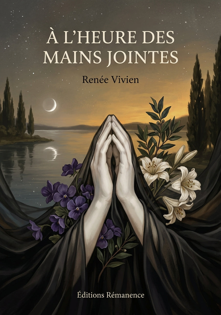 Livre À l’Heure des Mains jointes par Renée Vivien - Couverture - Editions Remanence