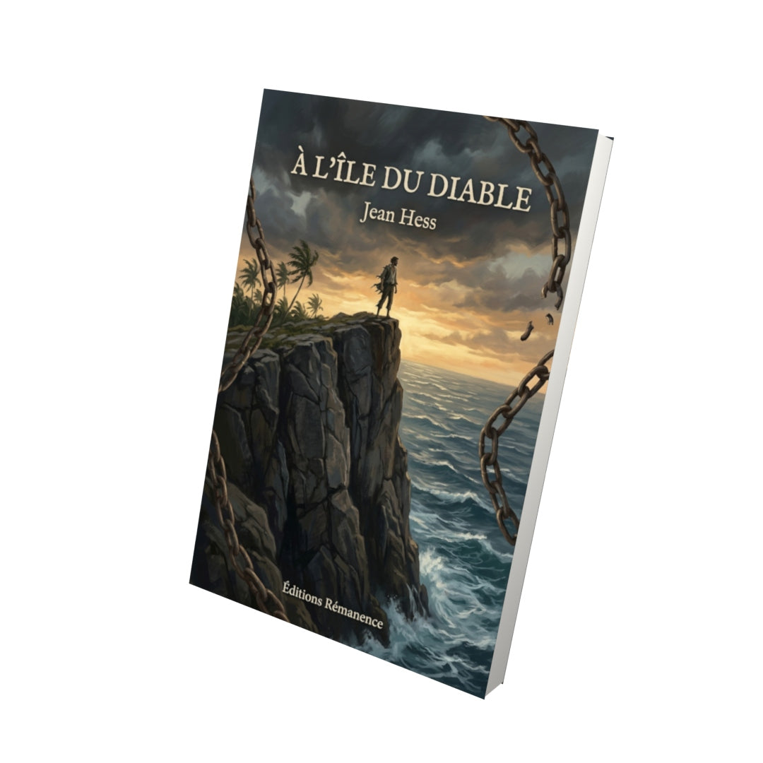Livre À l’Île du Diable par Jean Hess - Vue 3D - Editions Remanence