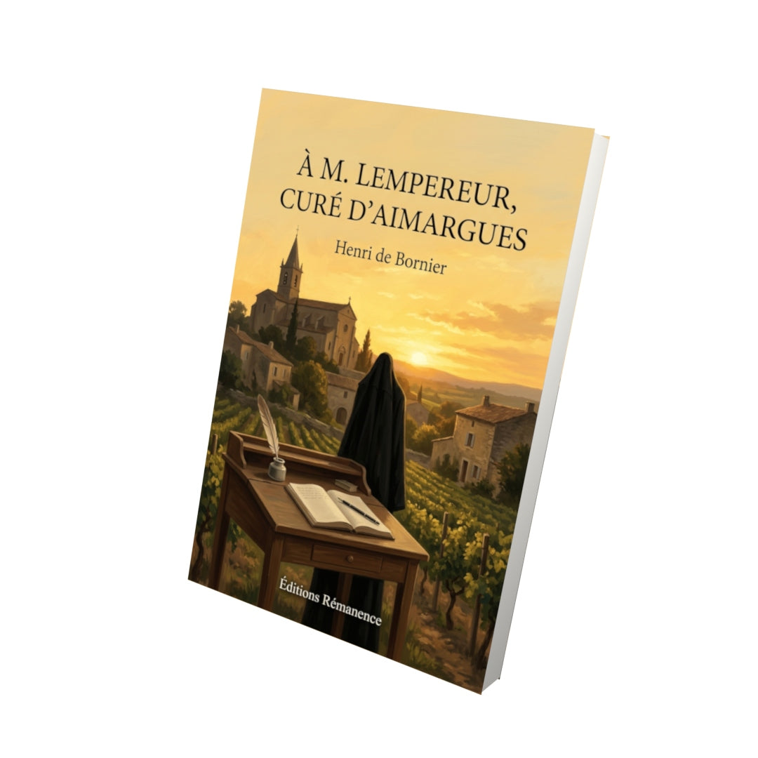 Livre À M. Lempereur, curé d’Aimargues par Henri de Bornier - Vue 3D - Editions Remanence