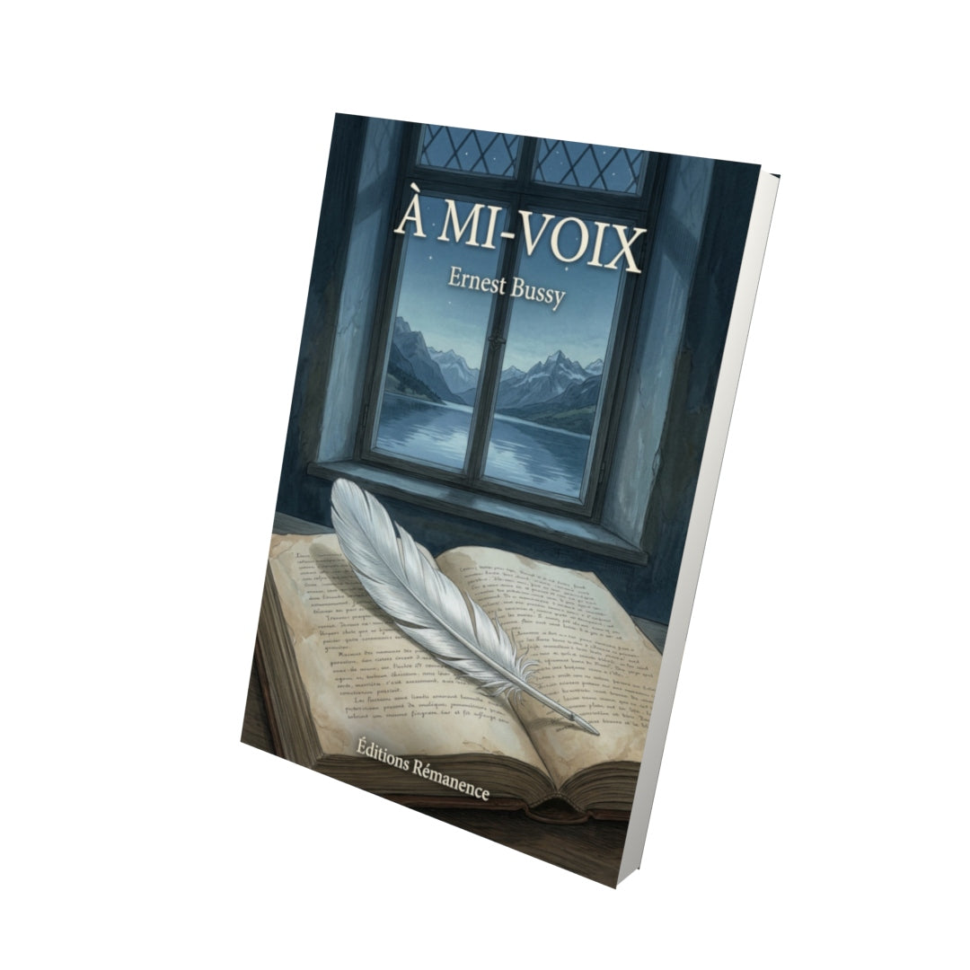 Livre À mi-voix par Ernest Bussy - Vue 3D - Editions Remanence