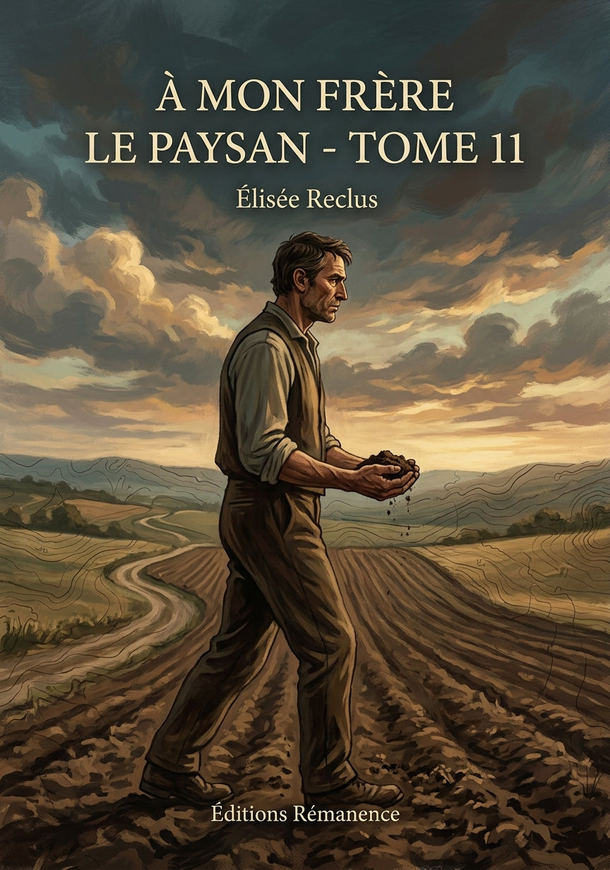 Livre À mon frère le paysan - Tome 11 par Élisée Reclus - Couverture - Editions Remanence