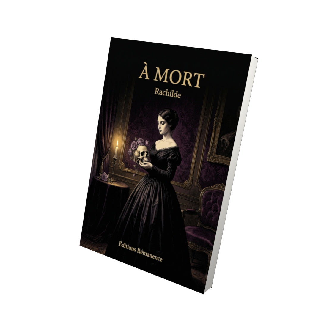 Livre À mort par Rachilde - Vue 3D - Editions Remanence