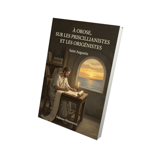 Livre À Orose, sur les Priscillianistes et les Origénistes - Saint Augustin - Vue 3D - Editions Remanence
