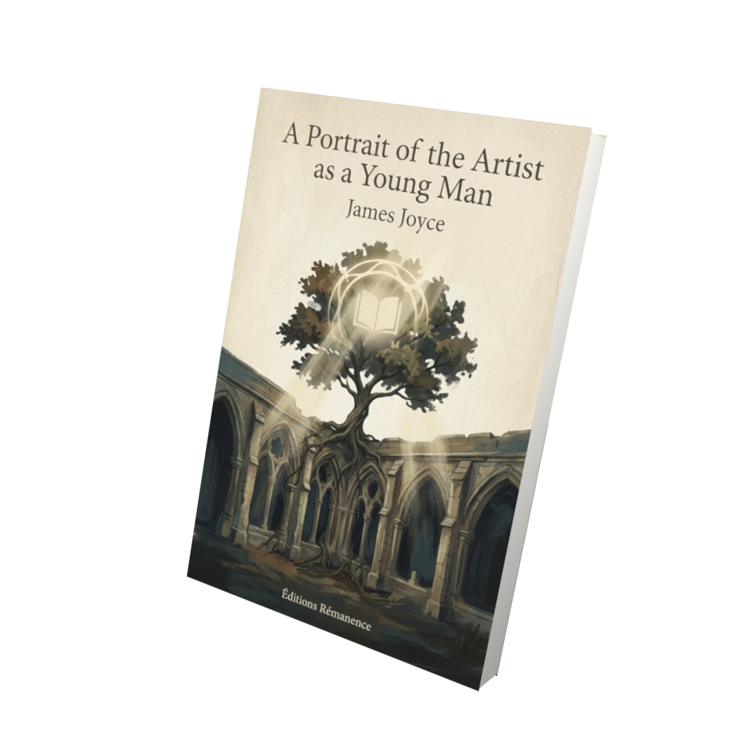 Livre A Portrait of the Artist as a Young Man – James Joyce - Vue 3D - Editions Remanence