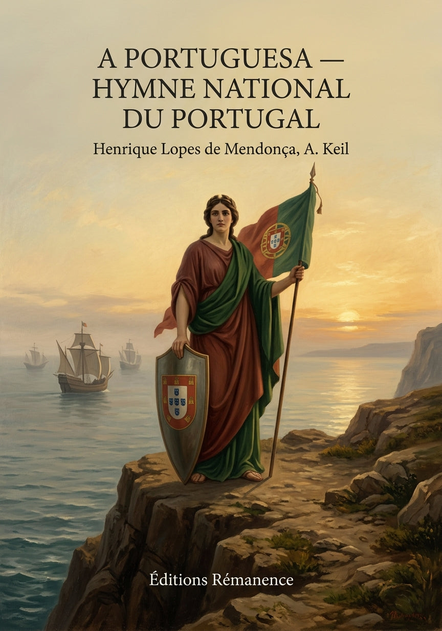Livre A Portuguesa — Hymne national du Portugal par Henrique Lopes de Mendonça, A. Keil - Couverture - Editions Remanence