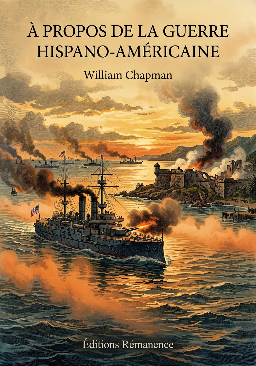 Livre À propos de la guerre hispano-américaine par William Chapman - Couverture - Editions Remanence