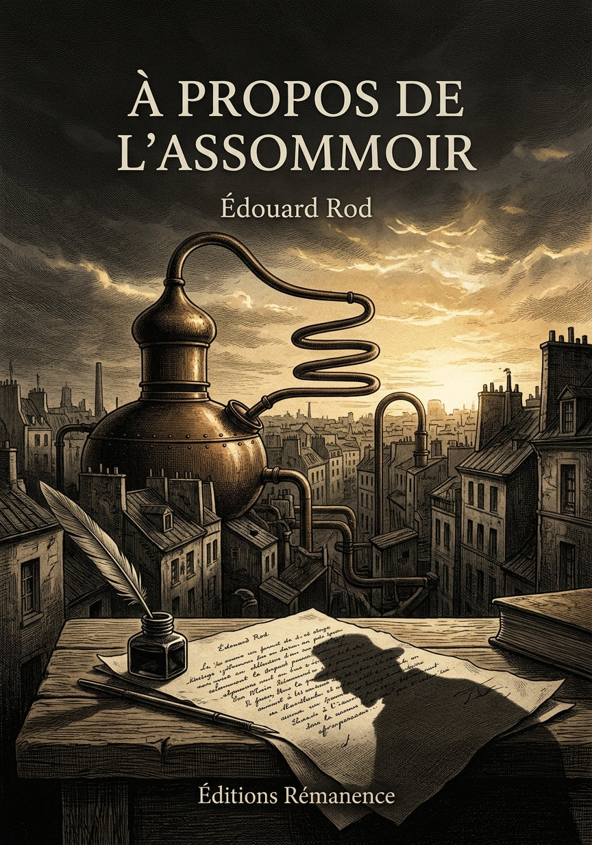 Livre À propos de l’Assommoir par Édouard Rod - Couverture - Editions Remanence