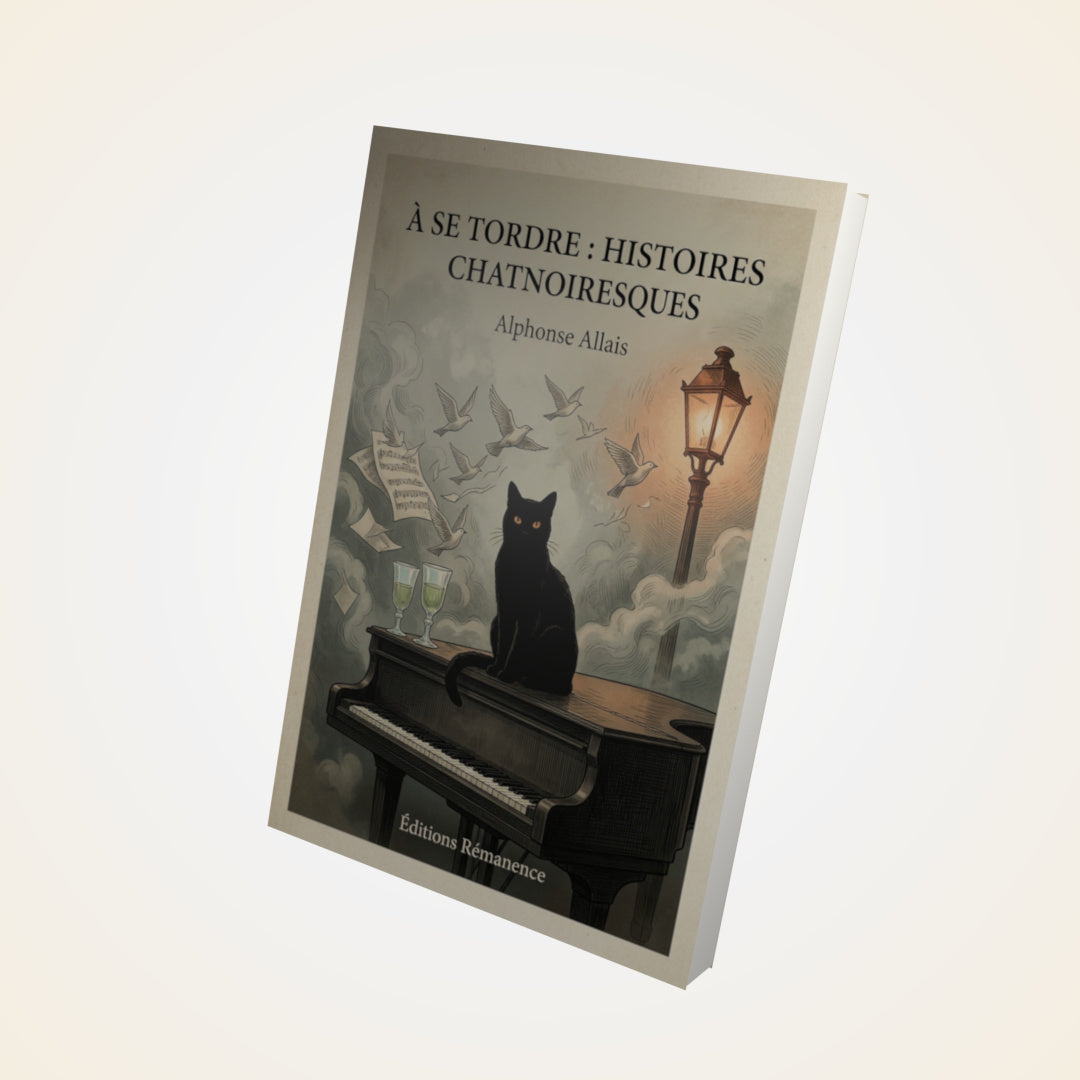 Livre À se tordre : Histoires chatnoiresques - Alphonse Allais - Couverture 3D