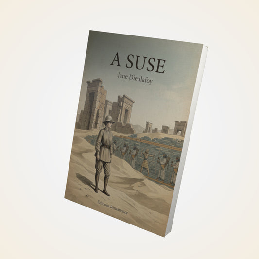 Livre A Suse - Jane Dieulafoy - Couverture 3D