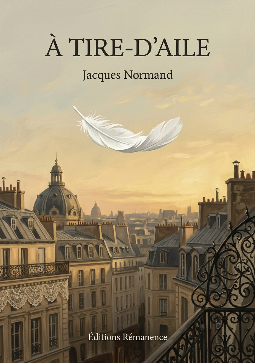 Livre À tire-d’aile par Jacques Normand - Couverture - Editions Remanence