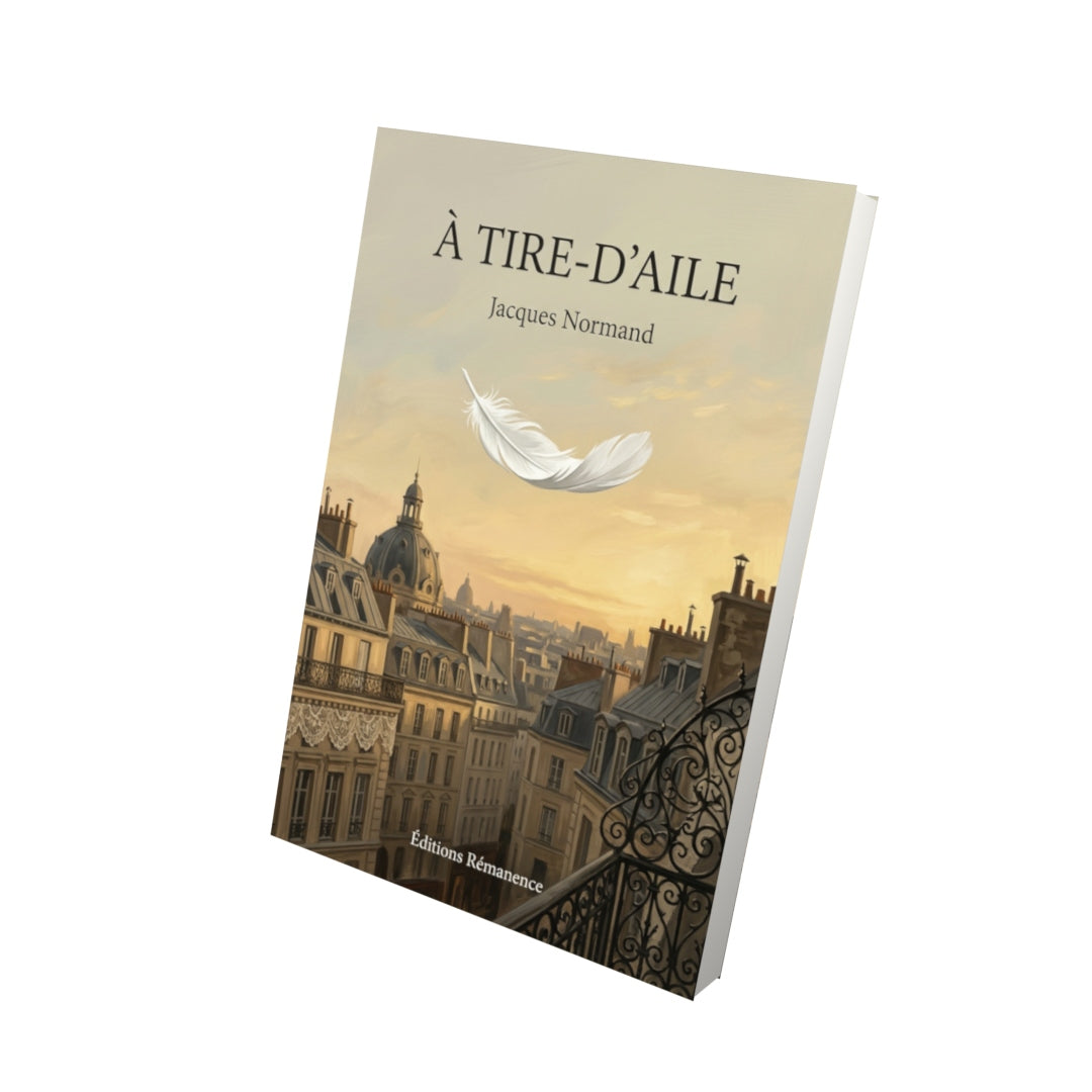 Livre À tire-d’aile par Jacques Normand - Vue 3D - Editions Remanence