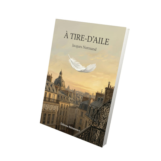 Livre À tire-d’aile par Jacques Normand - Vue 3D - Editions Remanence