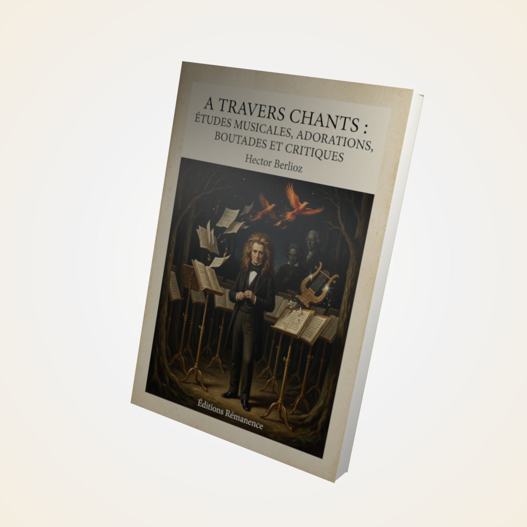Livre A travers chants : études musicales, adorations, boutades et critiques - Hector Berlioz - Couverture 3D