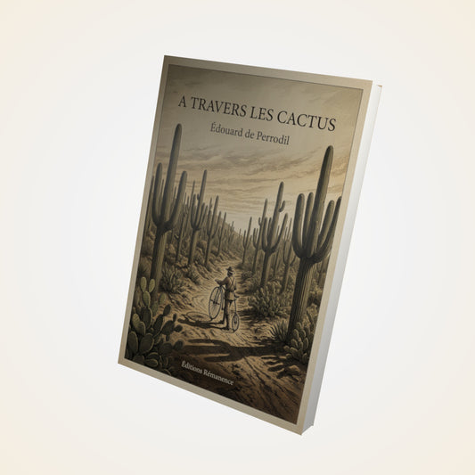 Livre A travers les cactus - Édouard de Perrodil - Couverture 3D