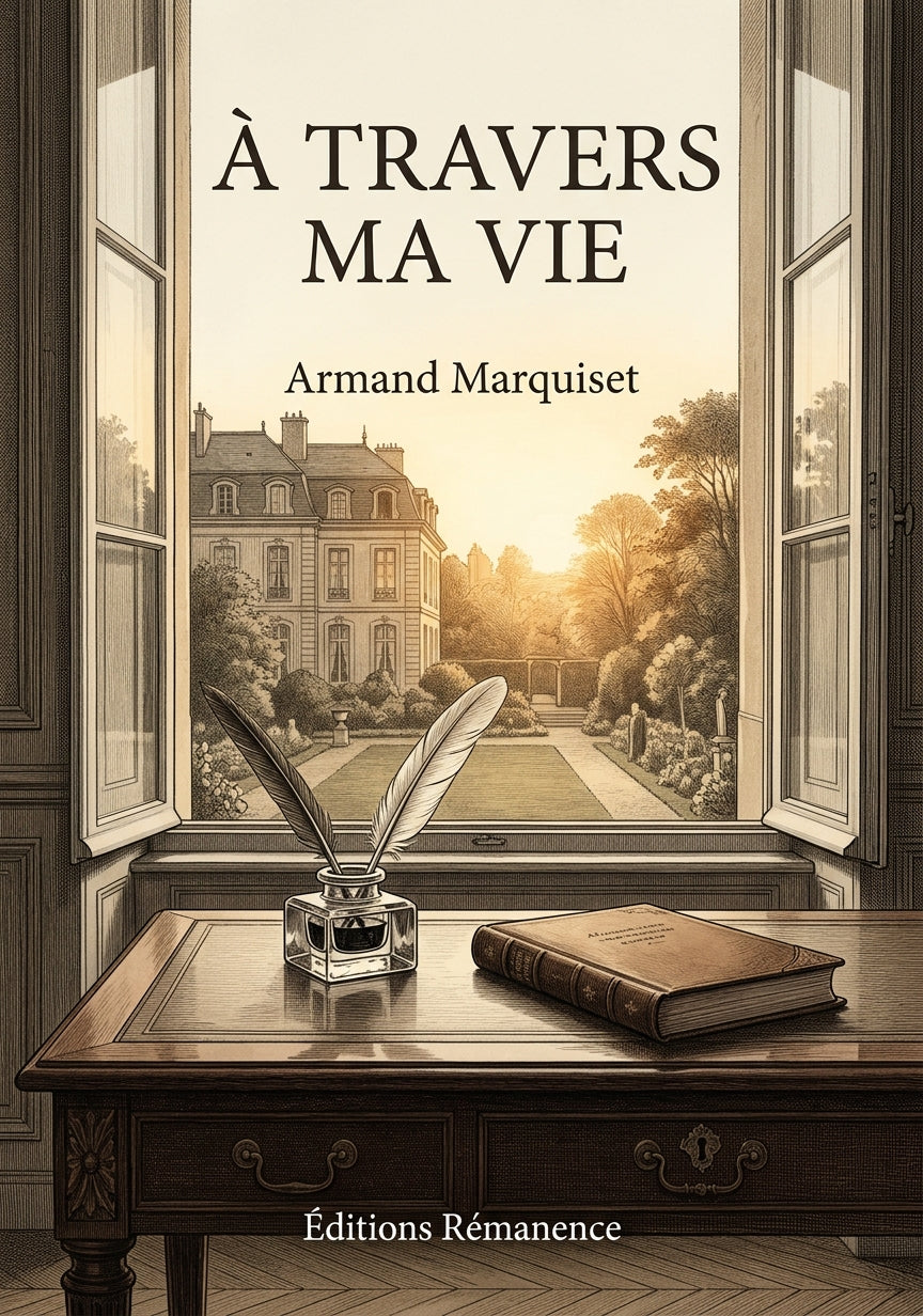 Livre À travers ma vie par Armand Marquiset - Couverture - Editions Remanence