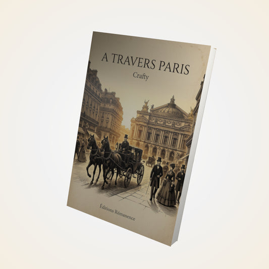 Livre A travers Paris - Crafty - Couverture 3D
