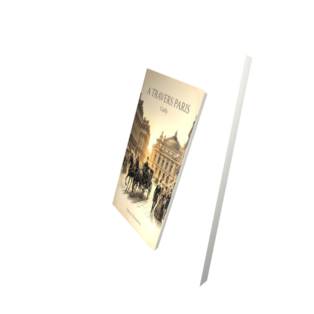 Livre A travers Paris - Crafty - Vue 3D - Editions Remanence