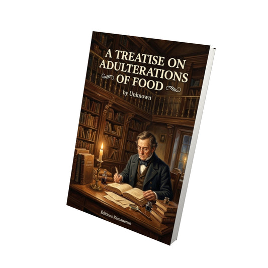 Livre A Treatise on Adulterations of Food - Vue 3D - Editions Remanence