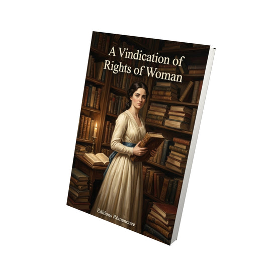 Livre A Vindication of the Rights of Woman - Vue 3D - Editions Remanence