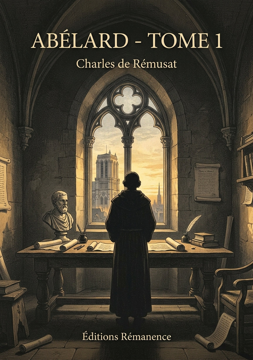 Livre Abélard - Tome 1 par Charles de Rémusat - Couverture - Editions Remanence