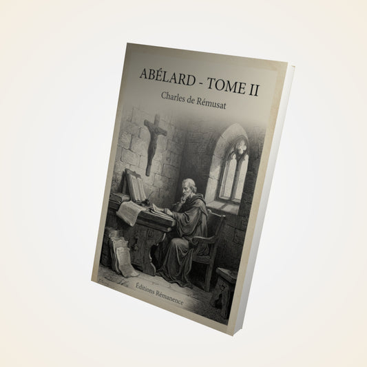 Livre Abélard - Tome II - Charles de Rémusat - Couverture 3D