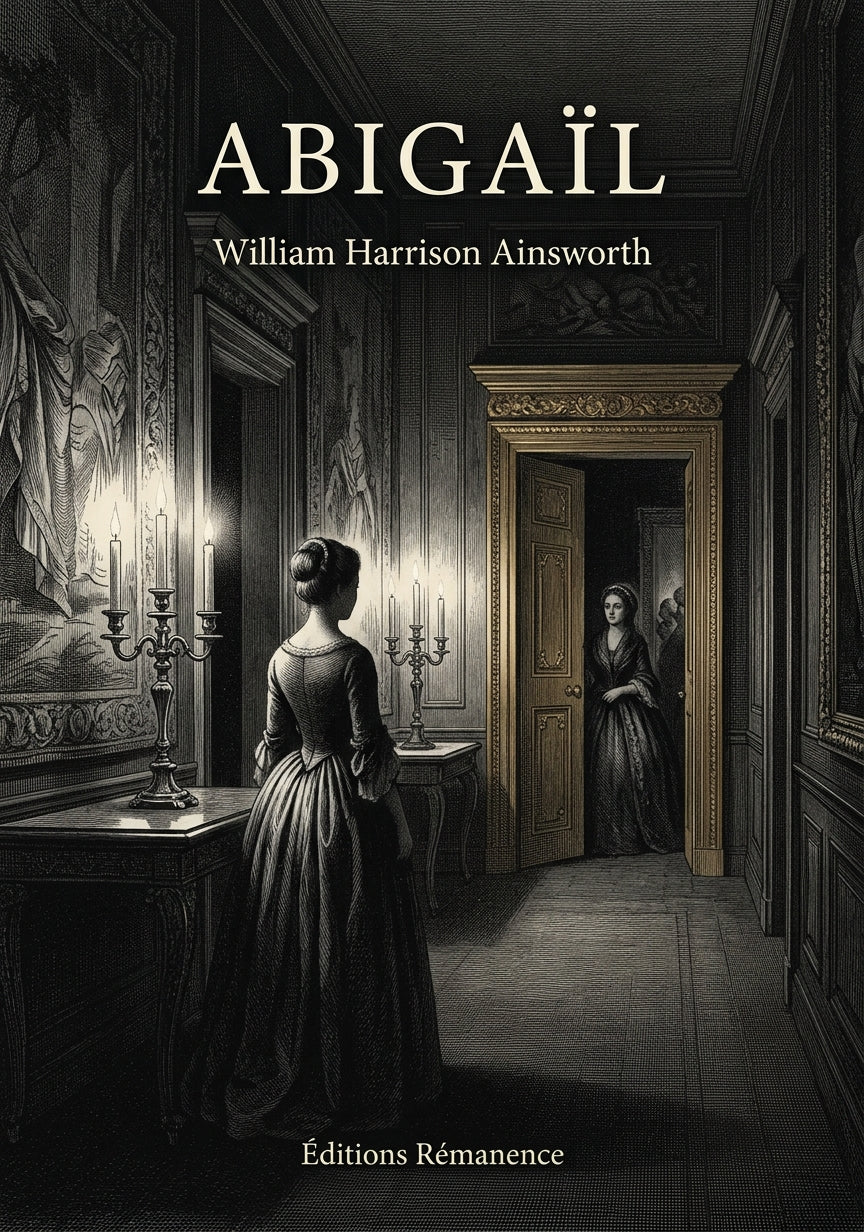 Livre Abigaïl par William Harrison Ainsworth - Couverture - Editions Remanence