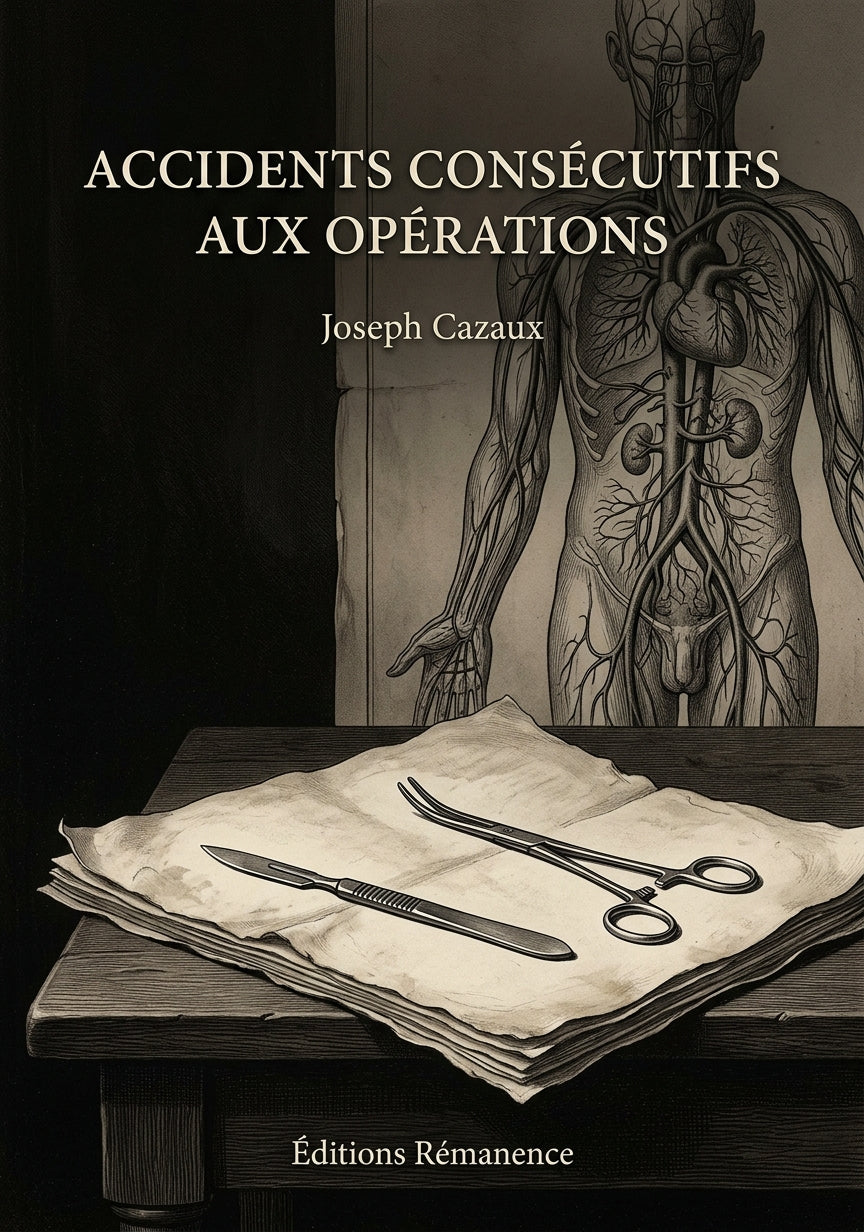 Livre Accidents consécutifs aux opérations par Joseph Cazaux - Couverture - Editions Remanence