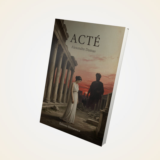 Livre Acté - Alexandre Dumas - Couverture 3D