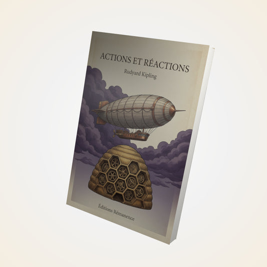 Livre Actions et réactions - Rudyard Kipling - Couverture 3D