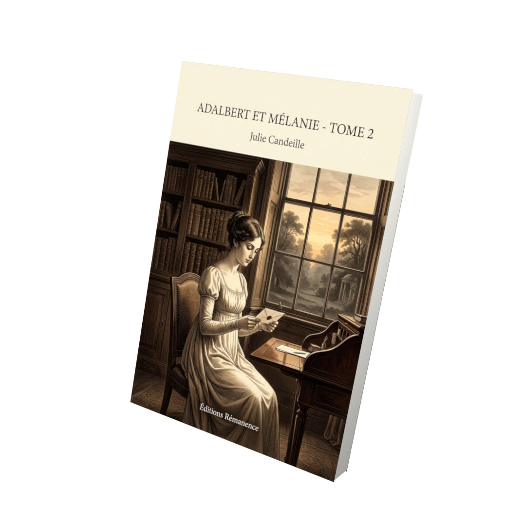 Livre Adalbert et Mélanie - Tome 2 par Julie Candeille - Vue 3D - Editions Remanence