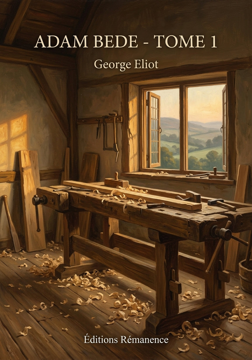 Livre Adam Bede - Tome 1 par George Eliot - Couverture - Editions Remanence