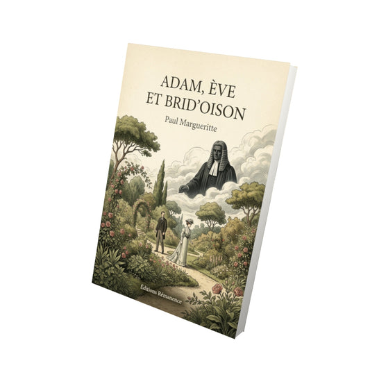 Livre Adam, Ève et Brid'oison - Paul Margueritte - Vue 3D - Editions Remanence
